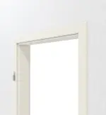 Detailansicht von CLASSEN Zarge RAL 9010 Weißlack mit runder Kante