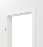 Detailansicht von Zarge Lackweiß RAL 9016 mit runder Kante - Classen