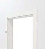 Detailansicht der Zarge von CLASSEN Wohnungseingangstür-Set Weiß RAL 9016 CPL 4.1 mit Zarge und Beschlag