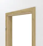 Detailansicht von Zarge Dekor Riviera Eiche mit runder Kante - Interio