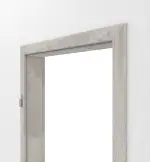 Detailansicht von Zarge Eiche Sepia Lamikor Typ 4 mit runder Kante - Kilsgaard