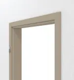 Detailansicht von Zarge Ultramatt Taupe Concepto mit runder Kante - Hörmann