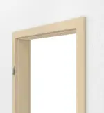 Detailansicht von Zarge Ahorn kanad. Echtholzfurniert eckige Kante VZ-6