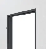 Detailansicht von CLASSEN Zarge Arcus Graphit RAL 7024 CPL