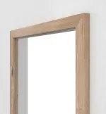 Detailansicht von JELD-WEN Blendrahmen Raucheiche DuriTop CPL