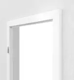 Detailansicht von JELD-WEN Blendrahmen Samtesche Weiß DuriTop CPL