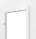 Detailansicht von GARANT Blockrahmen für Wohnungseingangstüren Matt Weißlack 9016 G-TEC mit runder Kante