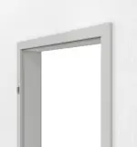 Detailansicht von GARANT Zarge für Objektinnentüren D92-60 Dove Grey Resopal mit eckiger Kante