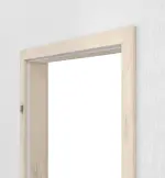 Detailansicht von WESTAG Zarge für Rauchschutztüren Nussbaum Embla NU 324 Portalit CPL mit eckiger Kante