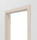 Detailansicht von CLASSEN Zarge Hybrid für Wohnungseingangstüren Akazie hell CPL 