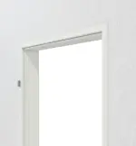 Detailansicht von CLASSEN Zarge Hybrid für Wohnungseingangstüren Weiß RAL 9003 Stahl 