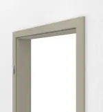 Detailansicht von GARANT Zarge Matt Seidengrau 7044 G-TEC mit kleiner Rundkante