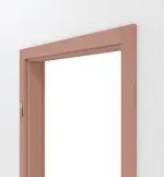 Detailansicht von Massivholzzarge Buche ohne Gehrung Profil C