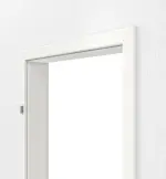 Detailansicht von GARANT Zarge für Objektinnentüren Authentic Bianco CePaL mit runder Kante