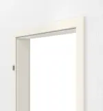 Detailansicht von GARANT Zarge für Objektinnentüren Weißlack 9010 mit runder Kante