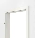 Detailansicht von GARANT Zarge für Objektinnentüren Weiß Struktur Premium CePaL mit runder Kante