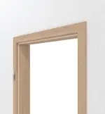 Detailansicht von Zarge Eiche Narbonne mit abgerundeter Kante