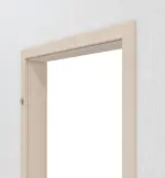 Detailansicht von CLASSEN Zarge Akazie hell CPL mit abgerundeter Kante PL-Norm