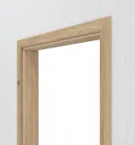 Detailansicht von Zarge Eiche Karlstad Dekorfolie mit abgerundeter Kante