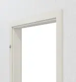 Detailansicht von CLASSEN Zarge Esche Weiß 3D Look mit abgerundeter Kante