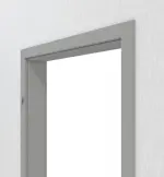 Detailansicht von CLASSEN Zarge Grau Matt Primo mit abgerundeter Kante