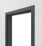 Detailansicht von CLASSEN Zarge Graphit CPL mit abgerundeter Kante PL-Norm