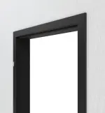 Detailansicht von CLASSEN Zarge Uni Black Iridium mit abgerundeter Kante