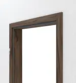 Detailansicht von HÖRMANN Zarge Alpineiche Duradecor mit runder Kante