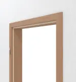 Detailansicht von HÖRMANN Zarge Buche Matt Echtholzfurnier mit eckiger Kante