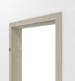 Detailansicht von HÖRMANN Zarge für Rauchschutztüren Gebürstete Lärche hell Duradecor ProLine mit Rundkante