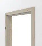 Detailansicht von HÖRMANN Zarge für Brandschutztüren Gebürstete Lärche hell Duradecor ProLine mit Rundkante