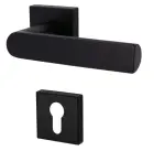 2. Bild von SÜDMETALL Türgriff Korsika Quadro-R Schwarz matt Struktur Top Speed