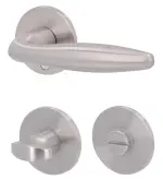 Flat-Türdrücker Arena - R mit WC- Südmetall