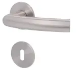 Katy-R Edelstahl-sat. Zimmertürgarnitur Flat - Südmetall