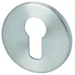 Elena-R Chrom/Edelstahl-sat. PZ-Rosette Flat - Südmetall