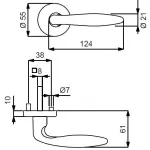 Technische Zeichnung - Arena-R Edelstahl-sat.