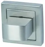 Paris Square-R Edelstahlfärbig-sat. WC-Rosette Top Speed - Südmetall