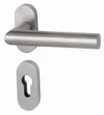 Ronny II-R Edelstahl-sat. Schmalrahmengarnitur Drücker/Drücker Top Speed - Südmetall