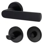 3. Bild von SÜDMETALL Türgriff Korsika - R Schwarz matt struktur Top Speed