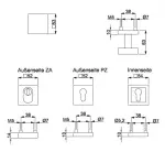 Technische Zeichnung Sicura Oliver/Ronny-R - Südmetall 