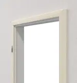 Perspektive in der Wand von Blendrahmen Lärche lasiert CPL mit runder Kante - Huga