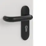 Detailansicht der Oberfläche von GARANT Brandschutztür T30 Silver Grey 0160-60 CePaL