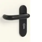 Detailansicht der Oberfläche von GARANT Brandschutztür T30 Snow White 9417-60 CePaL