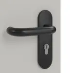 Detailansicht der Oberfläche von Hellgrau A 402 GetaLit T30-Brandschutztür - Westag