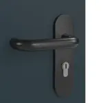 Detailansicht der Oberfläche von Titangrau A 416 PortaLit T30-Brandschutztür - Westag