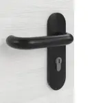 Detailansicht der Oberfläche von GARANT Brandschutztür T30 Quer Authentic Grigio GCK08