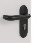 Detailansicht der Oberfläche von GARANT Brandschutztür T30 U12188SD Lichtgrau GHK08