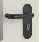 Detailansicht der Oberfläche von Innentür-Set Stahl mit Feuerschutzfunktion H16-1 OD mit Rechteckverglasung Ausschnitt 2 inkl. Eckzarge - Hörmann