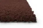 Schräge Detailansicht von Kokosmatte braun 006 80 cm - Entrada