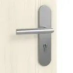 Detailansicht der Oberfläche von Lärche lasiert Basic Durat Wohnungseingangstür - Huga